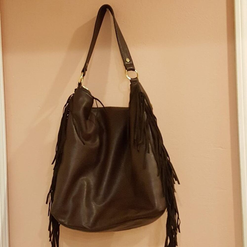 Vintage Deux Lux Faux Leather Large Tote Zipped